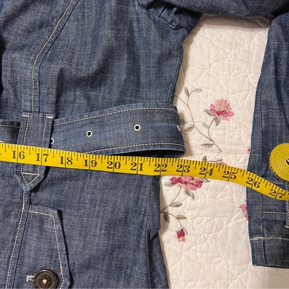 Forth & Towne Denim Trench Coat XL - Picture 11 of 13